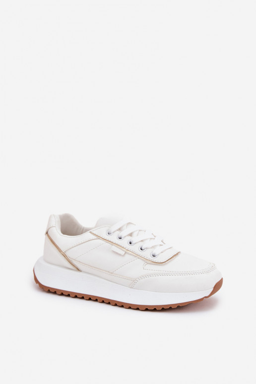 Damen-Sneaker mit Plattform in weiß Nevliese