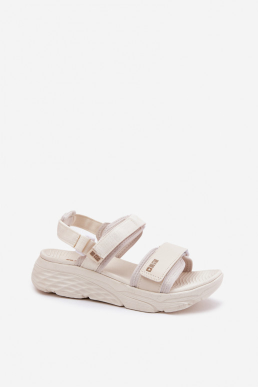 sportliche Damensandalen mit Plattform in Sand Big Star RR274A076