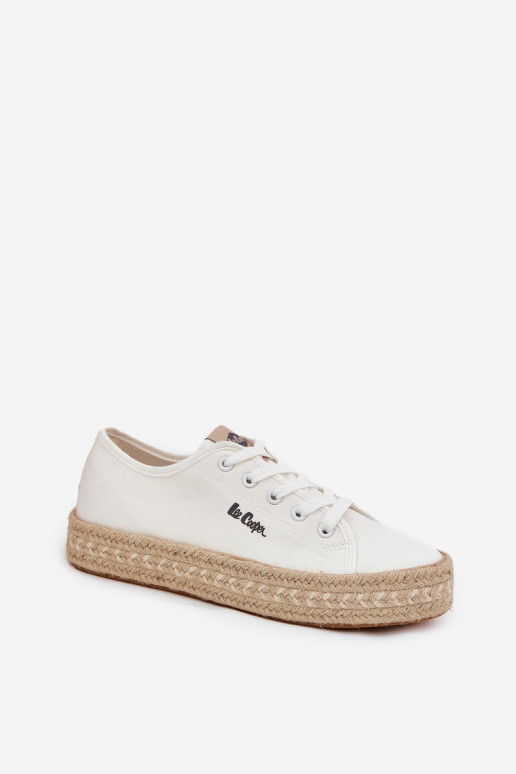 Freizeitschuhe Lee Cooper LCIN-25-44-3217 in Weiß