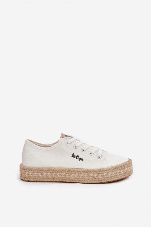 Freizeitschuhe Lee Cooper LCIN-25-44-3217 in Weiß