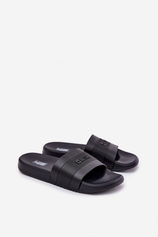 Herrenpantoffeln in Schwarz Big Star RR174A046