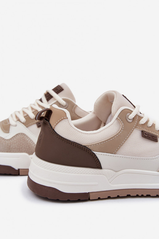 Sandfarbene Herrensneaker Big Star RR174604