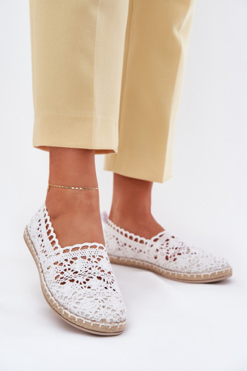 Espadrilles aus Spitze Feminin Zueiße Farbe Adelira