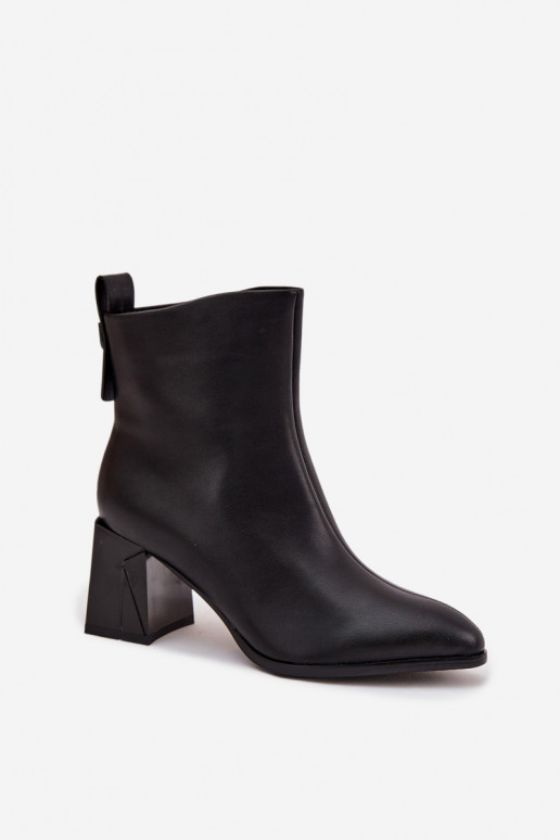 sich Zuarm laufen Stiefel mit AbsätzenErmöglichtturalnej Skóry Vinceza 66812 schZuarze Farbe