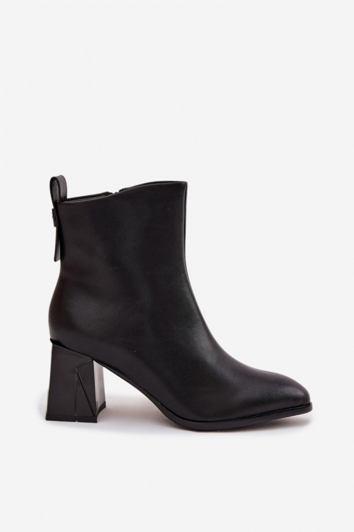 sich Zuarm laufen Stiefel mit AbsätzenErmöglichtturalnej Skóry Vinceza 66812 schZuarze Farbe