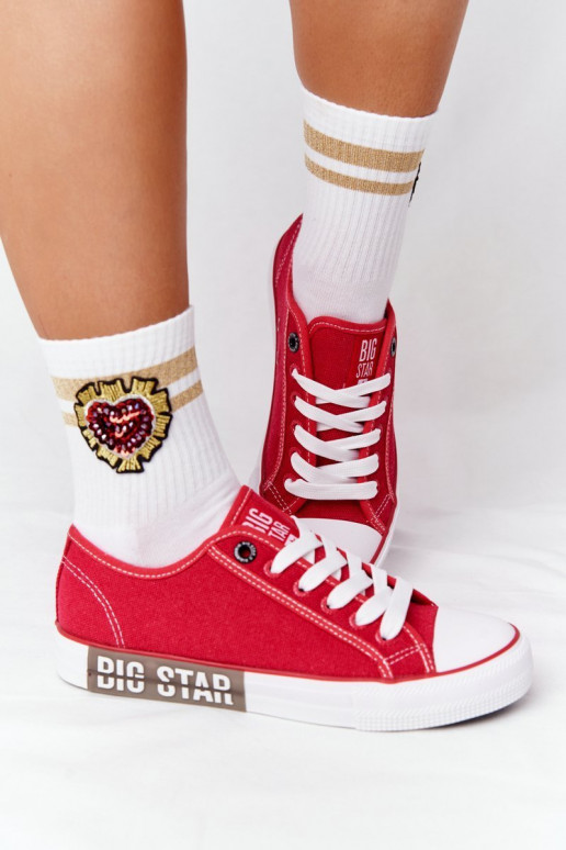 Damen Schuhe BIG STAR HH274115 rot