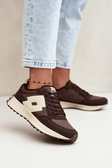 Damen Sneaker LOTTO 2401930U CALENTO Schokolade 2