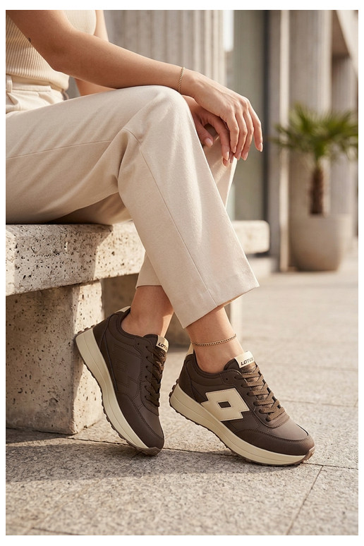 Damen Sneaker LOTTO 2401930U CALENTO Schokolade