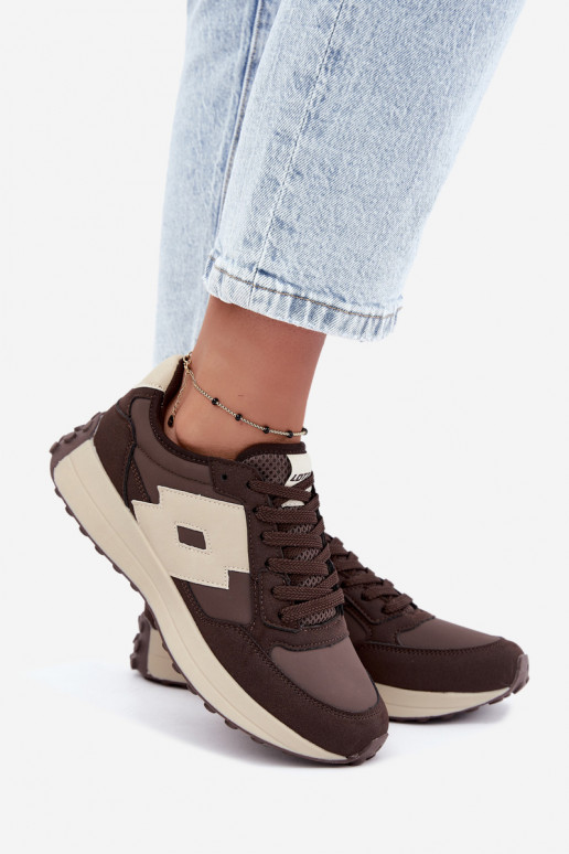 Damen Sneaker LOTTO 2401930U CALENTO Schokolade