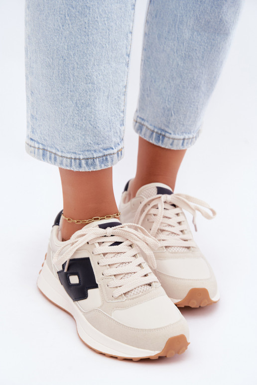 Damen-Sneaker LOTTO 2401930U CALENTO in gedämpftem Weiß