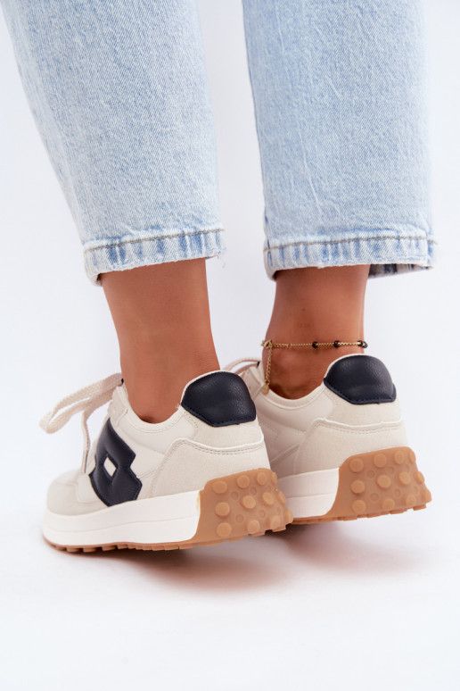 Damen-Sneaker LOTTO 2401930U CALENTO in gedämpftem Weiß