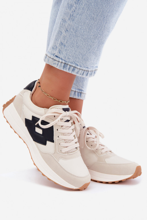 Damen-Sneaker LOTTO 2401930U CALENTO in gedämpftem Weiß
