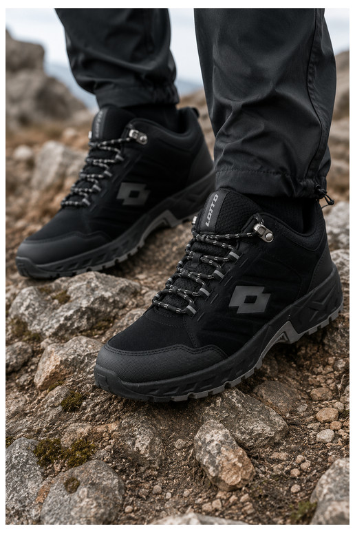 Herren-Wanderschuhe in Schwarz LOTTO 2400290U KETCHAM