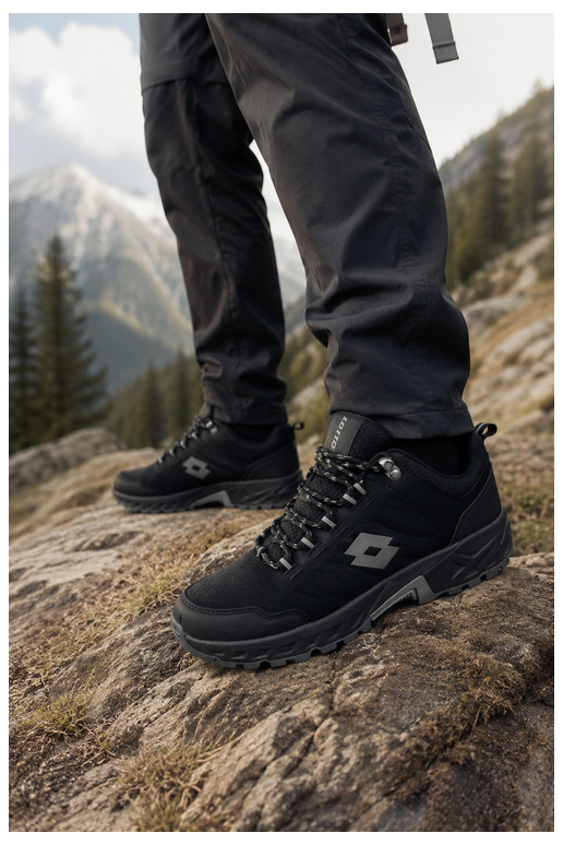 Herren-Wanderschuhe in Schwarz LOTTO 2400290U KETCHAM