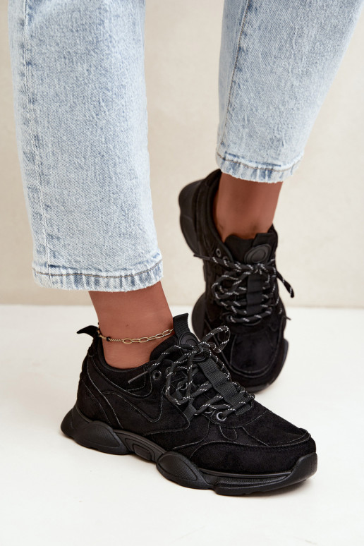 Damen Sneaker in schwarzer Farbe Shaley
