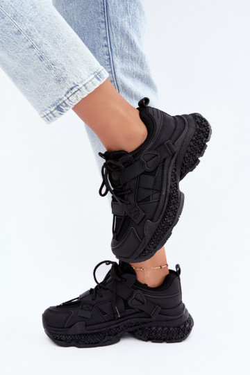 Sneaker mit Streifen in schwarzer Farbe Ellery