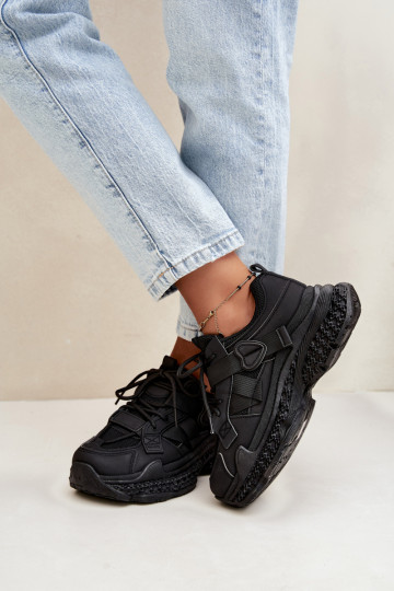 Sneaker mit Streifen in schwarzer Farbe Ellery 2