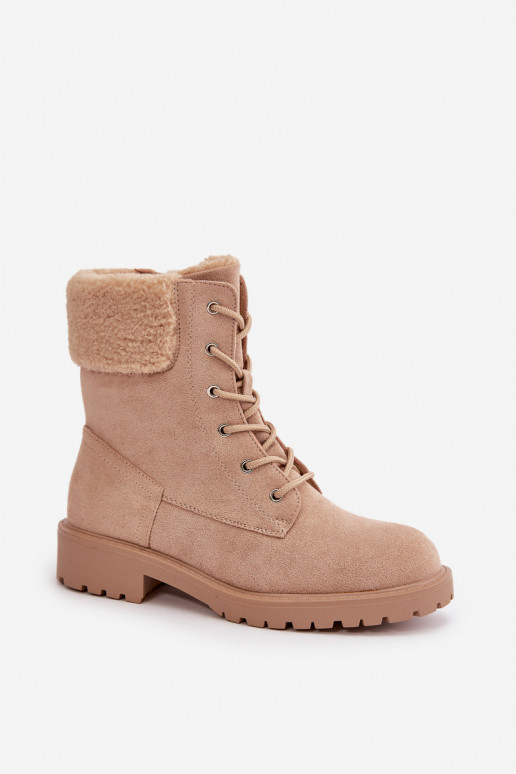 Herren isolierte Arbeitsstiefel bis zur Knöchel in sandfarben