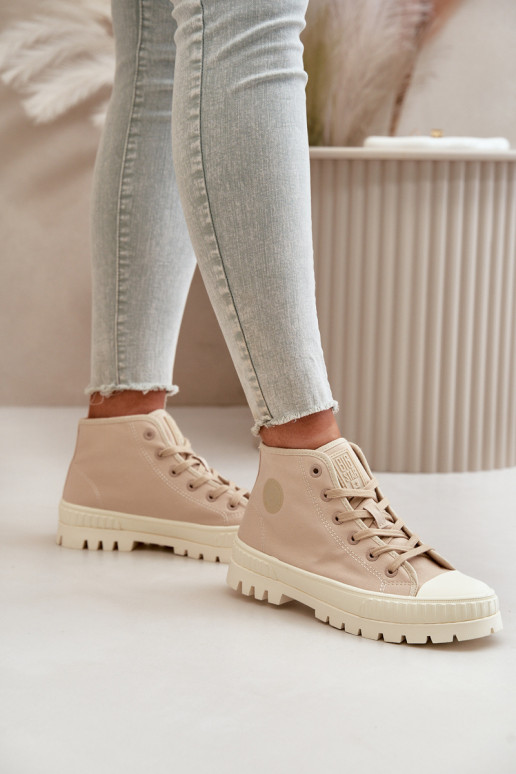 Freizeitschuhe mit Schaft Big Star OO274006 in sandfarben