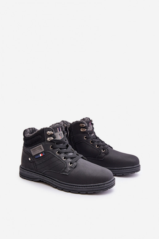 Herren isolierte Stiefel McBraun in schwarz