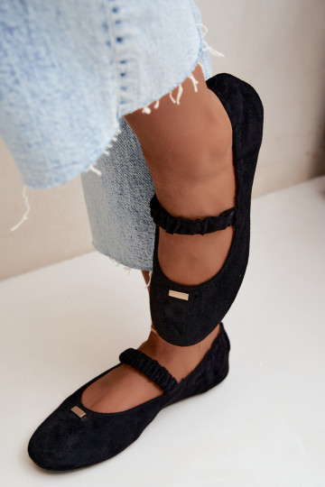 Schwarze Sandalen mit dekorativen Details Brinelle