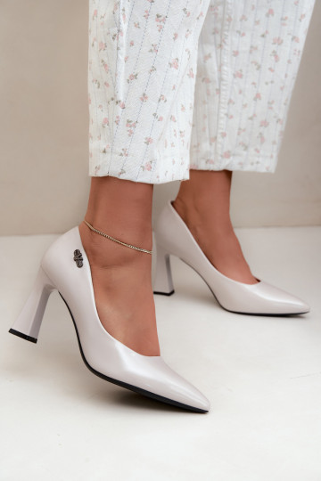 Vinceza 62328 graue lackierte Schuhe 2