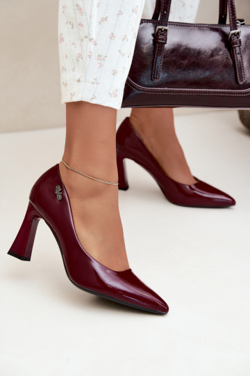 Vinceza 62328 bordeaux lackierte Schuhe 2