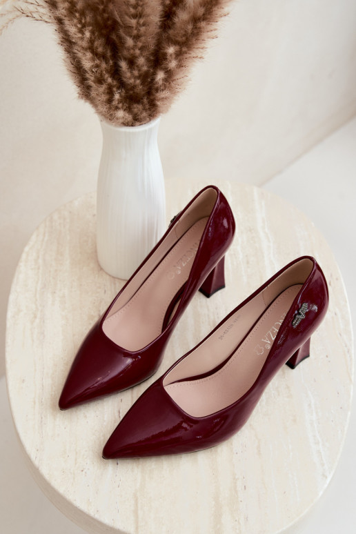Vinceza 62328 bordeaux lackierte Schuhe