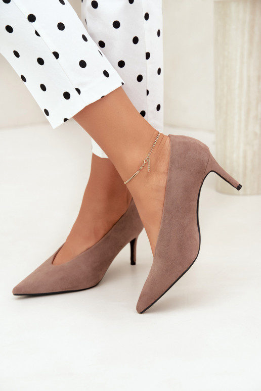 Damen Schuhe aus Wildleder in Sand Brenya