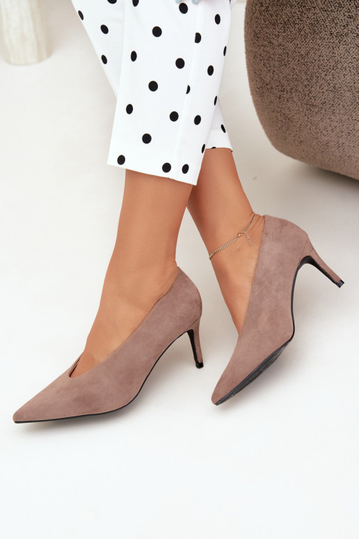 Damen Schuhe aus Wildleder in Sand Brenya