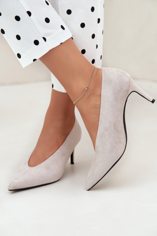 Damen Schuhe aus Wildleder in Grau Brenya