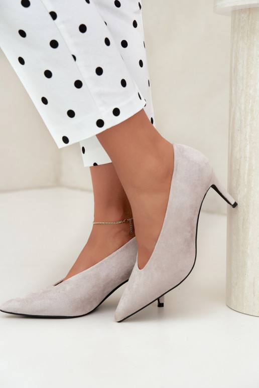 Damen Schuhe aus Wildleder in Grau Brenya