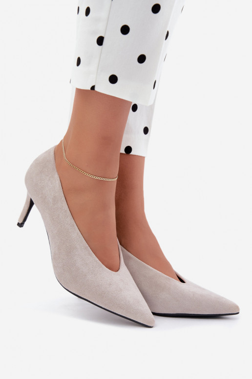 Damen Schuhe aus Wildleder in Grau Brenya