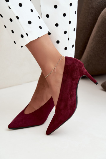 Damen Schuhe aus Wildleder in Bordeaux Brenya