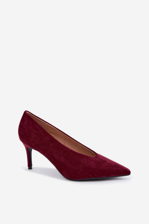 Damen Schuhe aus Wildleder in Bordeaux Brenya