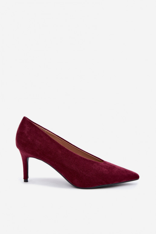 Damen Schuhe aus Wildleder in Bordeaux Brenya