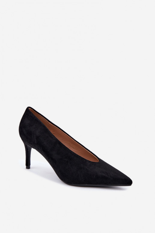 Damen Schuhe aus Wildleder in Schwarz Brenya