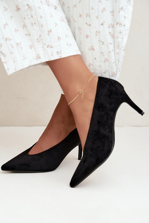 Damen Schuhe aus Wildleder in Schwarz Brenya