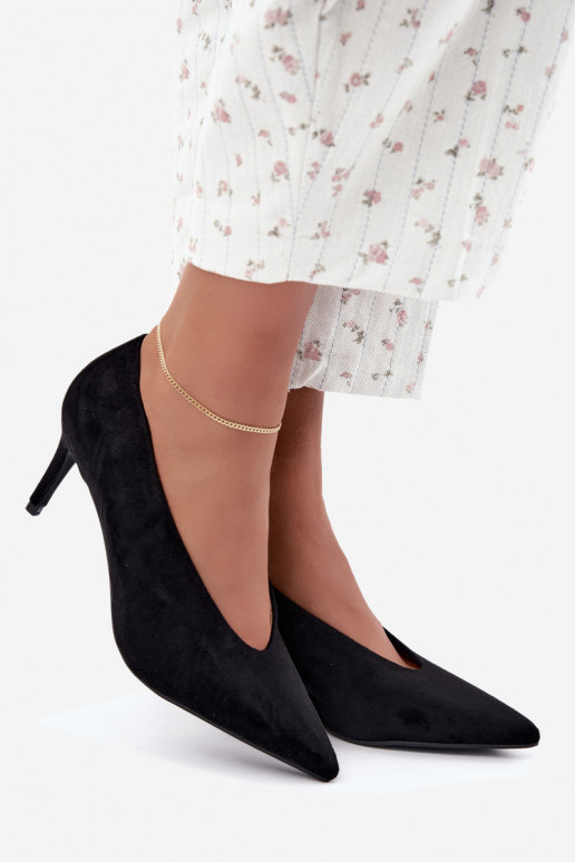 Damen Schuhe aus Wildleder in Schwarz Brenya