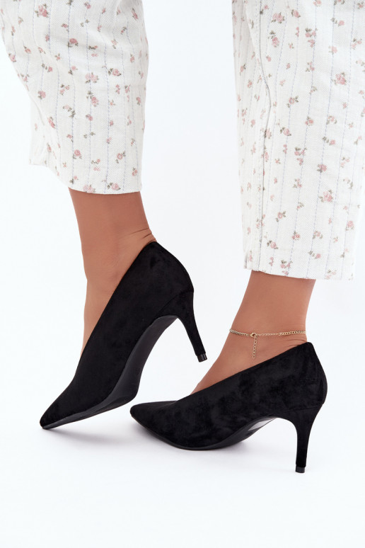 Damen Schuhe aus Wildleder in Schwarz Brenya