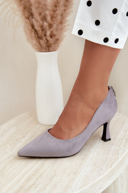 Schuhe mit Absatz Klepsydra Vinceza 62330 in grau
