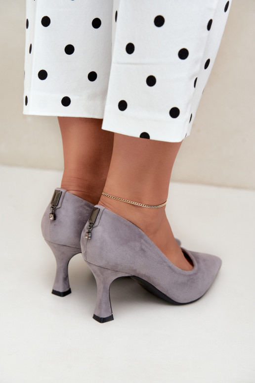 Schuhe mit Absatz Klepsydra Vinceza 62330 in grau