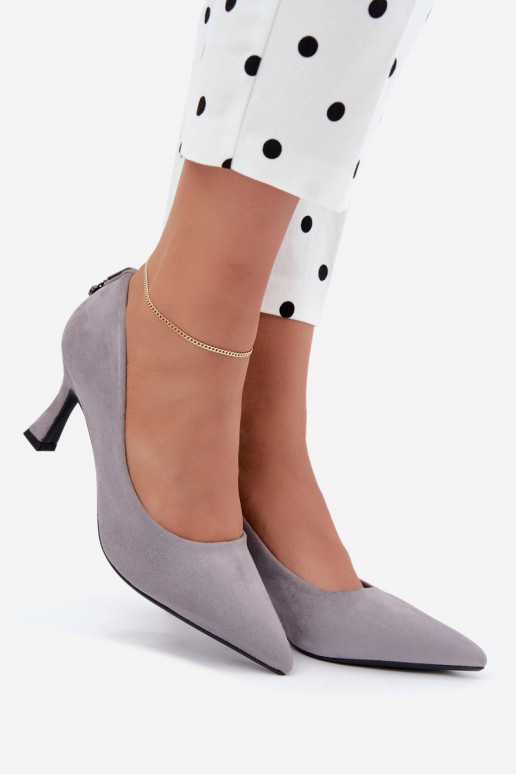 Schuhe mit Absatz Klepsydra Vinceza 62330 in grau