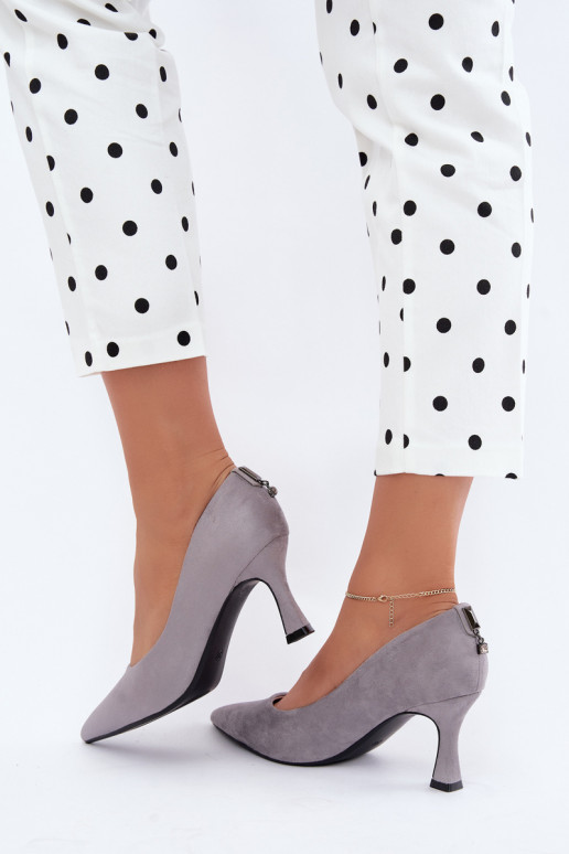 Schuhe mit Absatz Klepsydra Vinceza 62330 in grau
