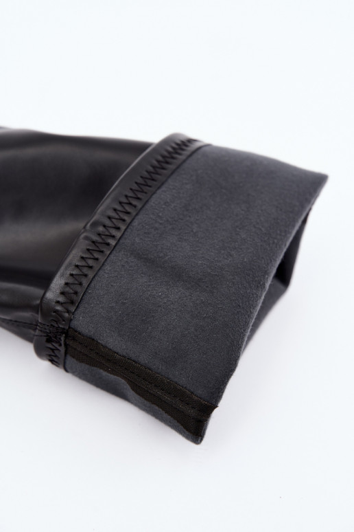 Damen kniehohe Stiefel mit Schnürschaft auf niedrigem Absatz aus Kunstveloursleder karamellfarben Gisellea