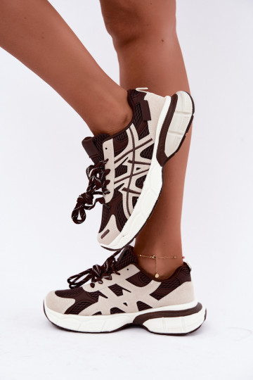 damen Sportschuhe in braun-beige Nerla