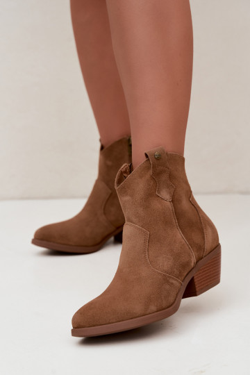 Big Star braune Cowboy-Stiefeletten mit Absatz 2