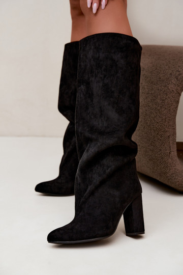 Stiefeletten mit Absatz in Schwarz Adoria 2