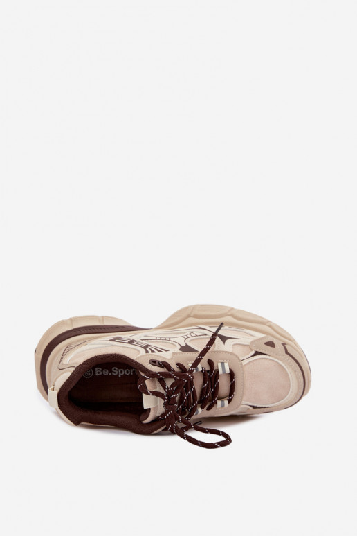 Sportliche Schuhe mit Plattform sandfarben INanda