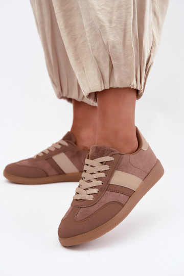 Sneakers Stilvollllschuhe Feminin braune Farbe Es mussdela 2